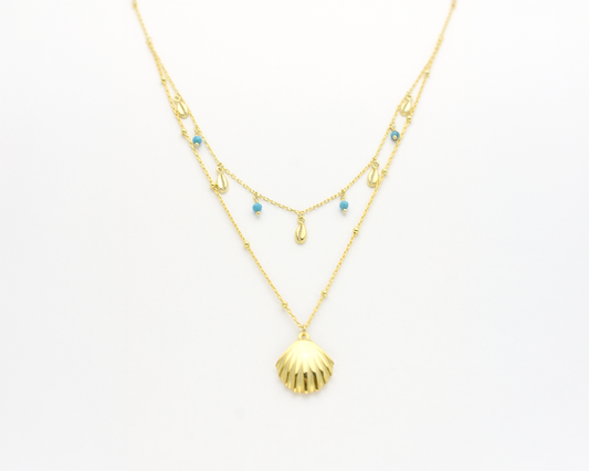 Layered Shell Necklace