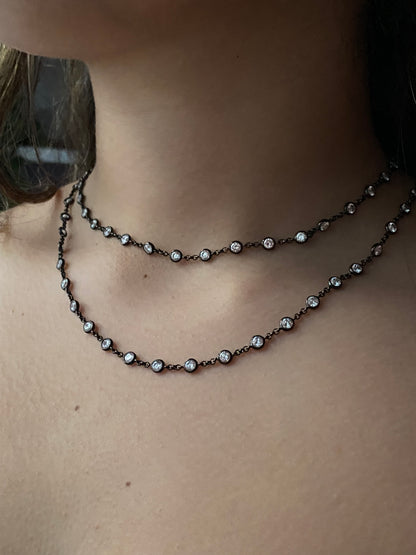 Black Layering Necklace