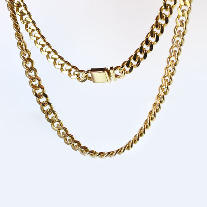 stainless steel cuban link chain