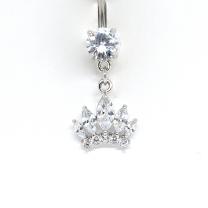 Crown Belly Ring