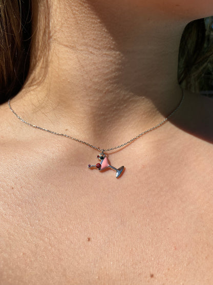 Pink Cosmo Necklace