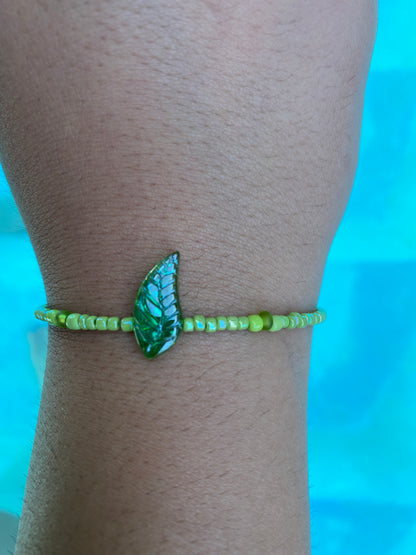 Green Leaf Bracelet