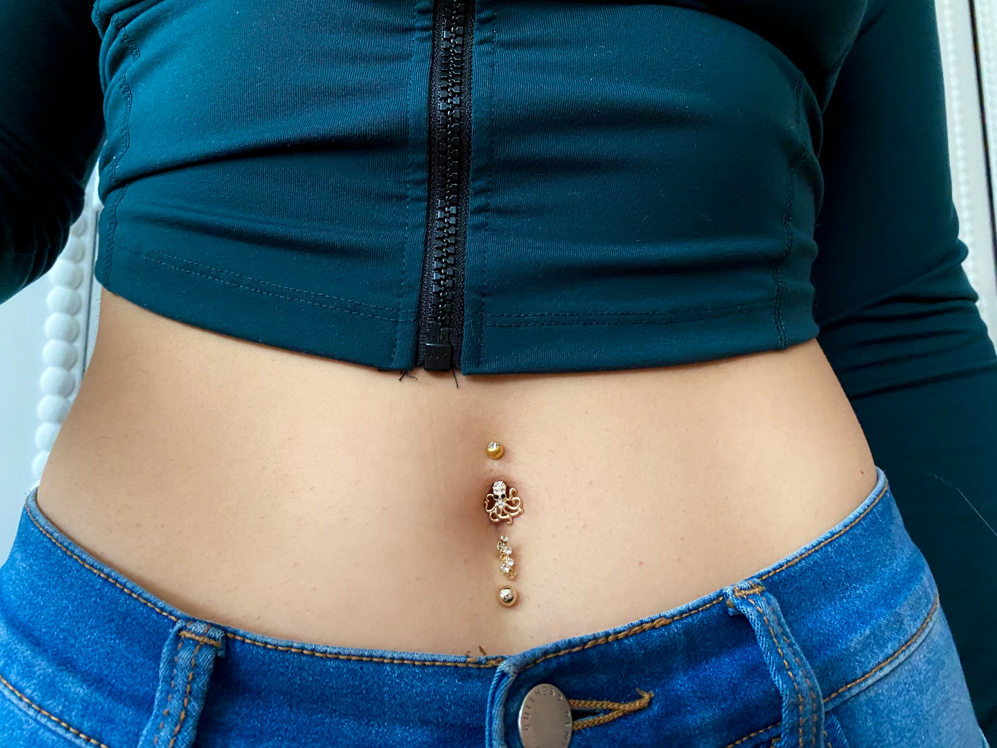 Octopus Belly Ring