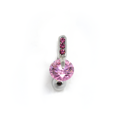 Pink Reverse Belly Ring
