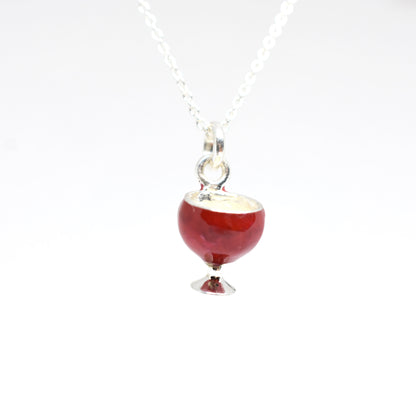 red wine necklace 
