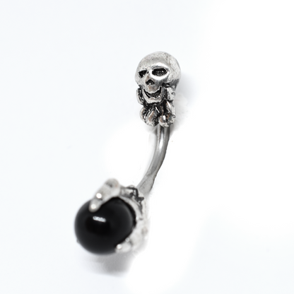 Skull Claw Belly Ring