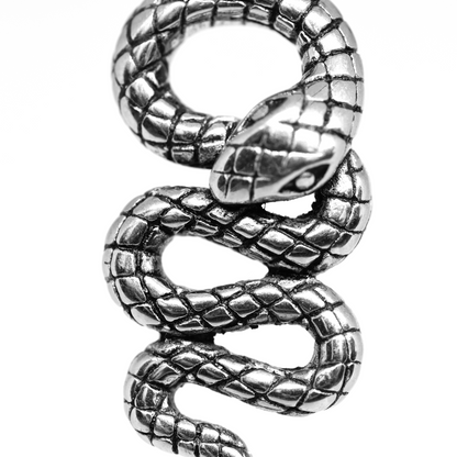 stainless steel snake pendant