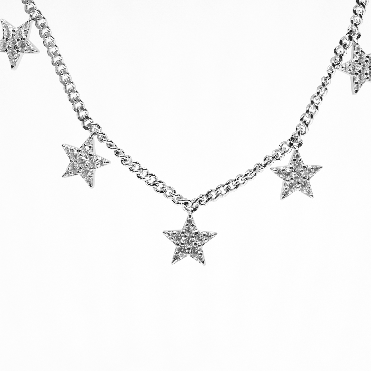 Cuban Link Star Necklace