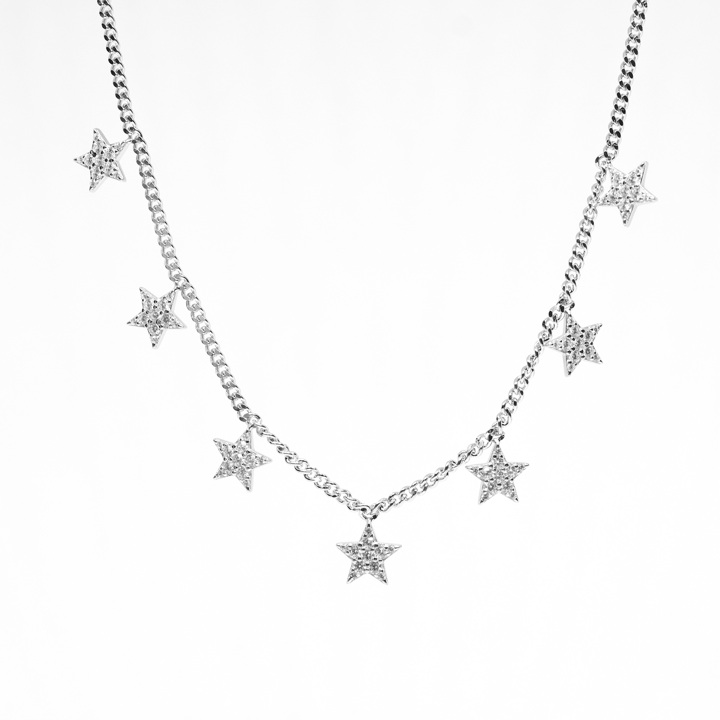 Cuban Link Star Necklace