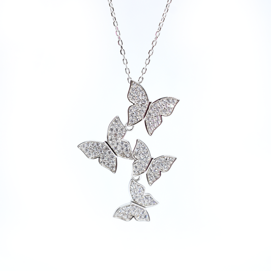 Dangly Butterfly Necklace