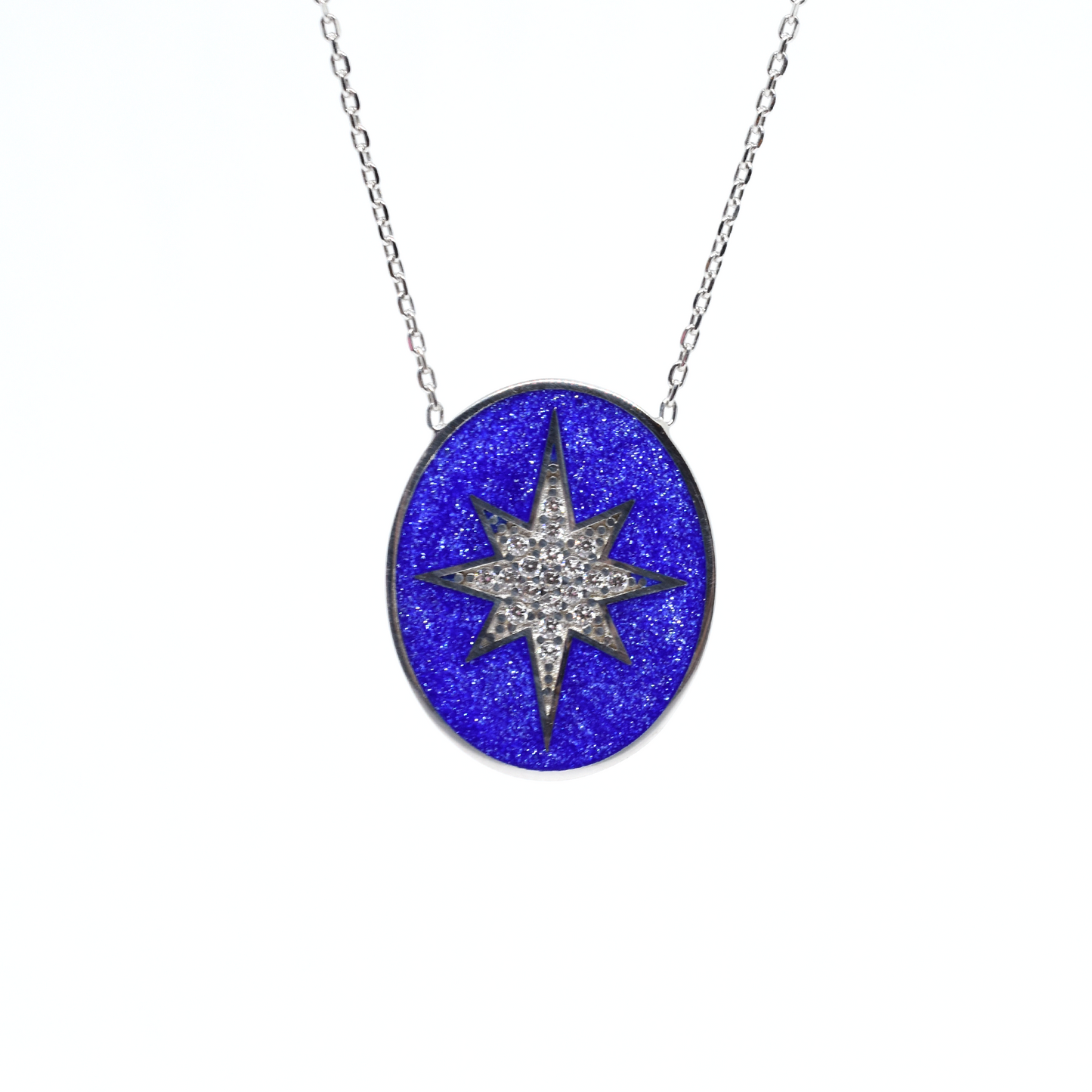 Aqua North Star Necklace